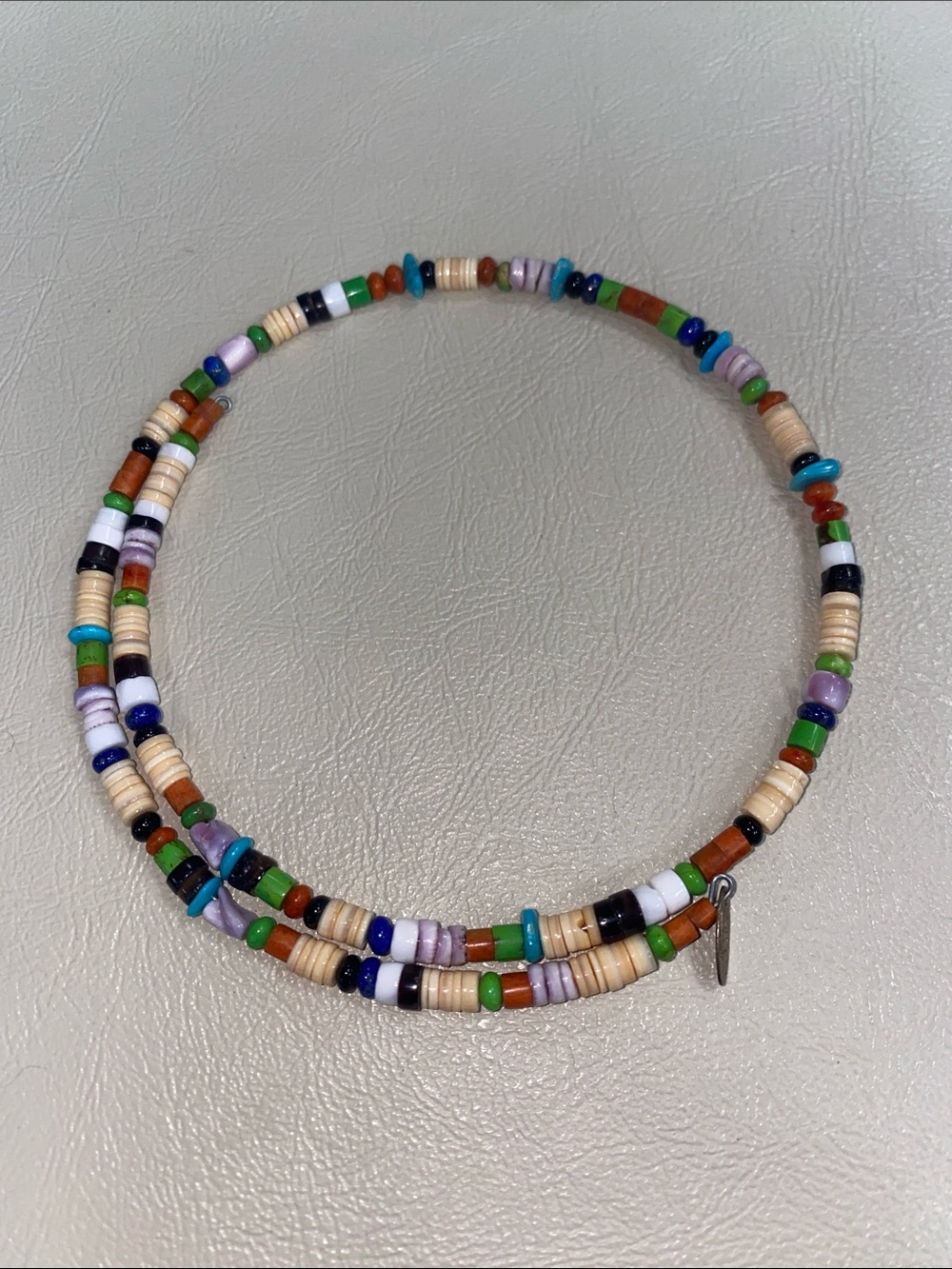 Running Bear 925 Sterling Chain Multi-Beaded Wrap Bracelet